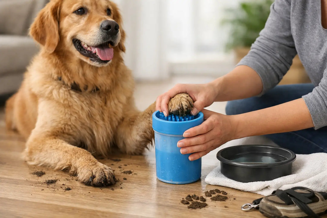 Dog Paw Cleaner After Walks for Cleaner Floors