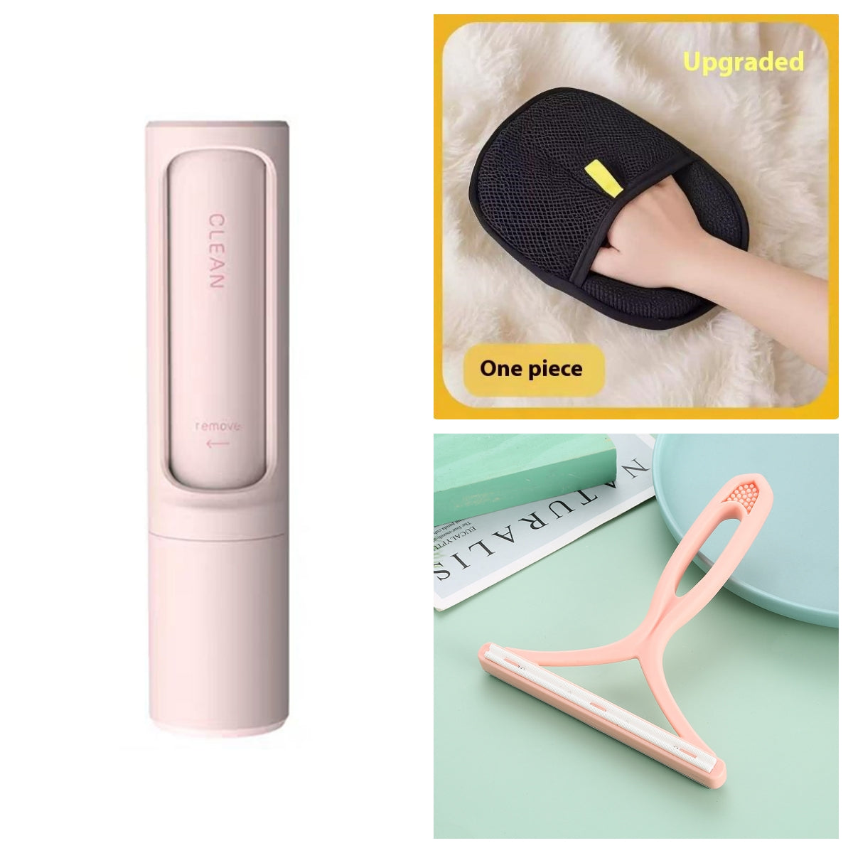 2-in-1 Self-Cleaning Pet Hair Remover & Lint Roller