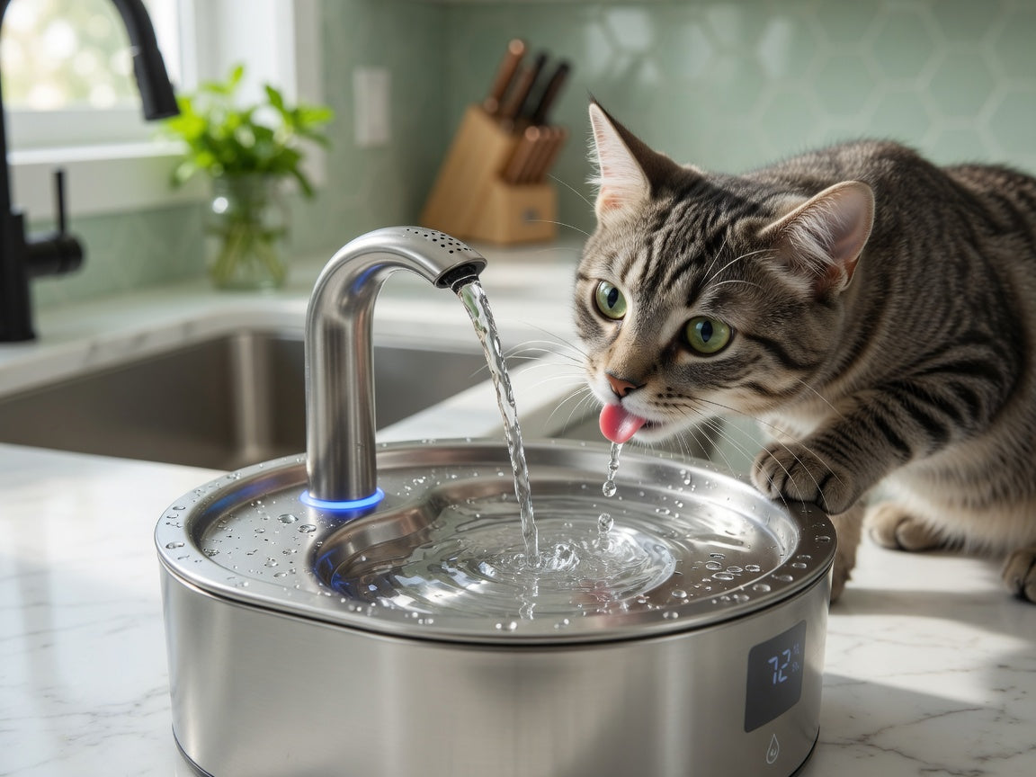 Smart Cat Water Fountain for Picky Drinkers