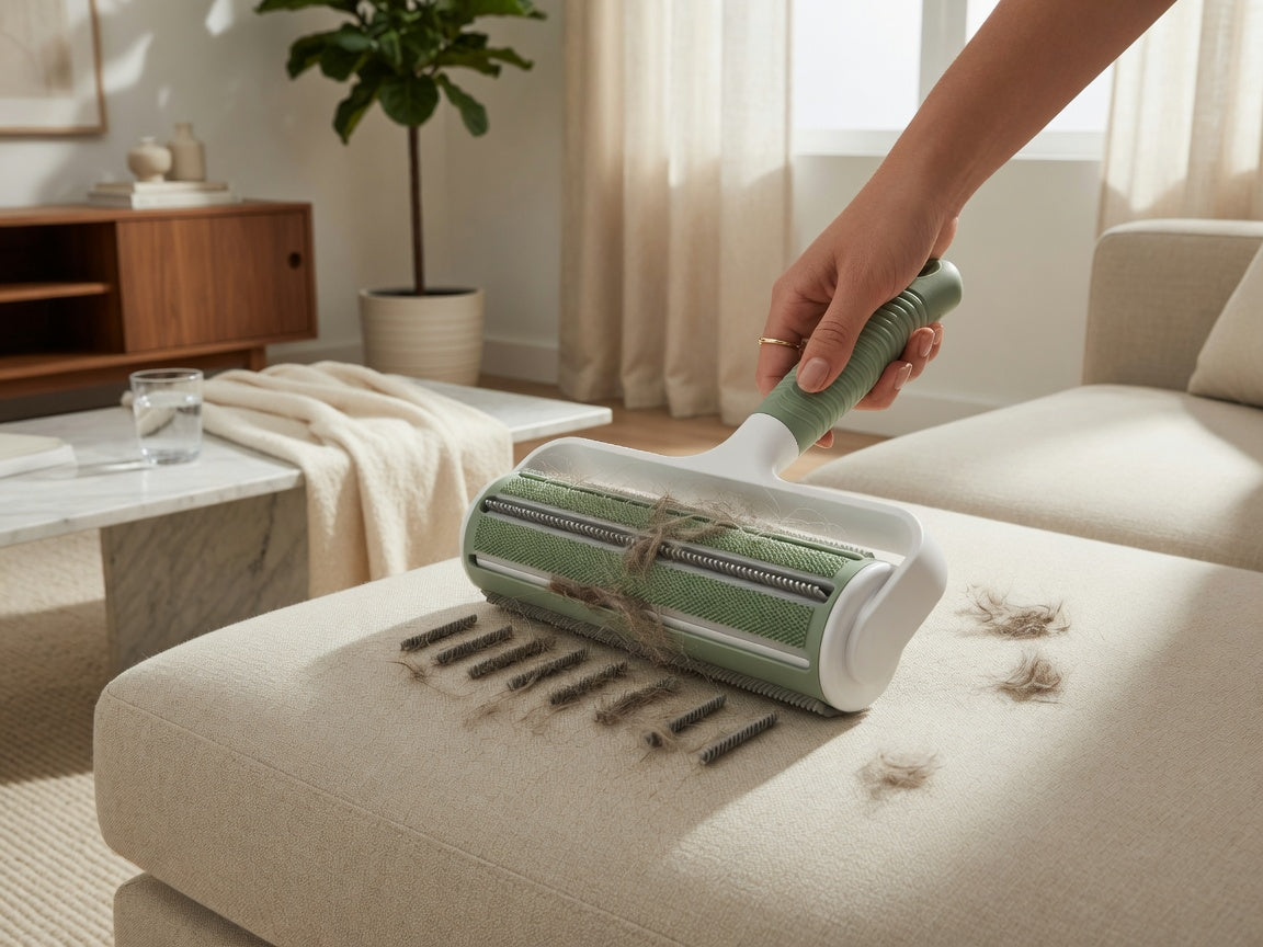 2-in-1 Self-Cleaning Pet Hair Remover & Lint Roller
