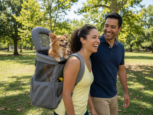 Explore Together: Premium Breathable Pet Travel Backpack Carrier