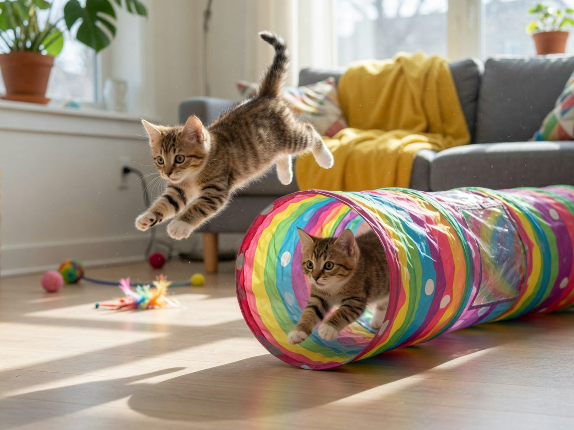 The Adventure Tunnel Cats Never Want to Leave