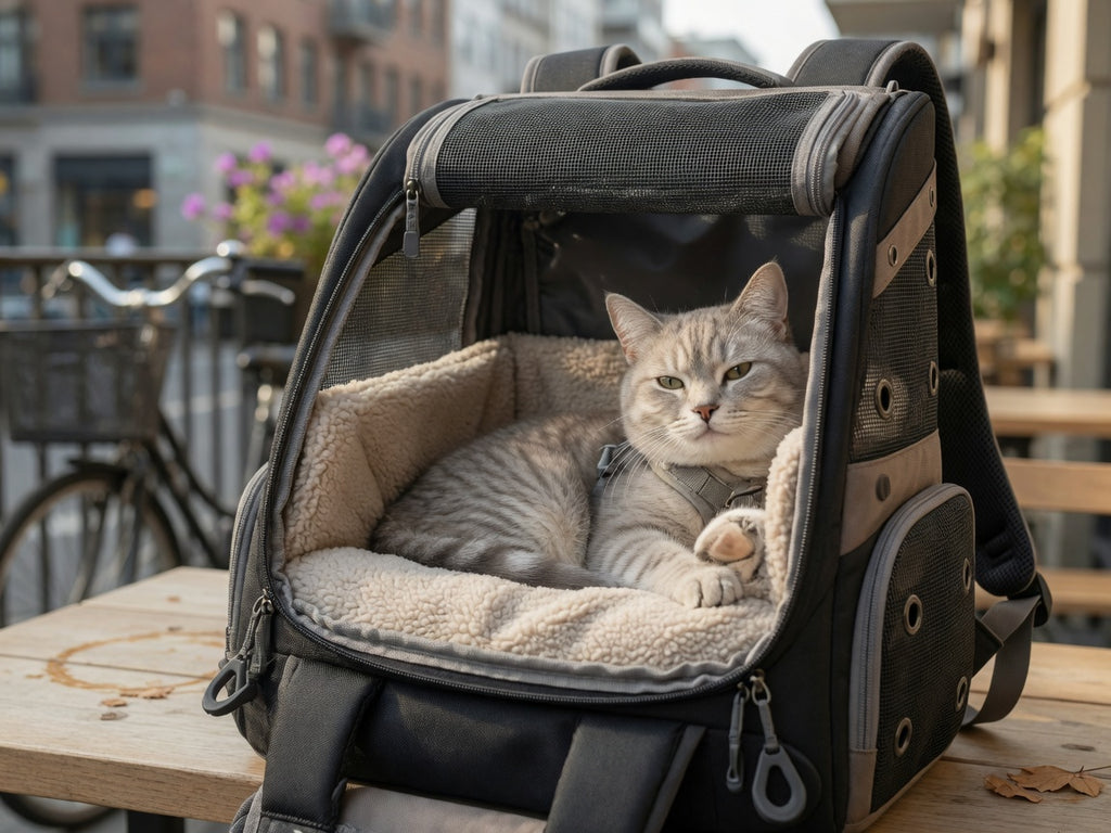 Explore Together: Premium Breathable Pet Travel Backpack Carrier
