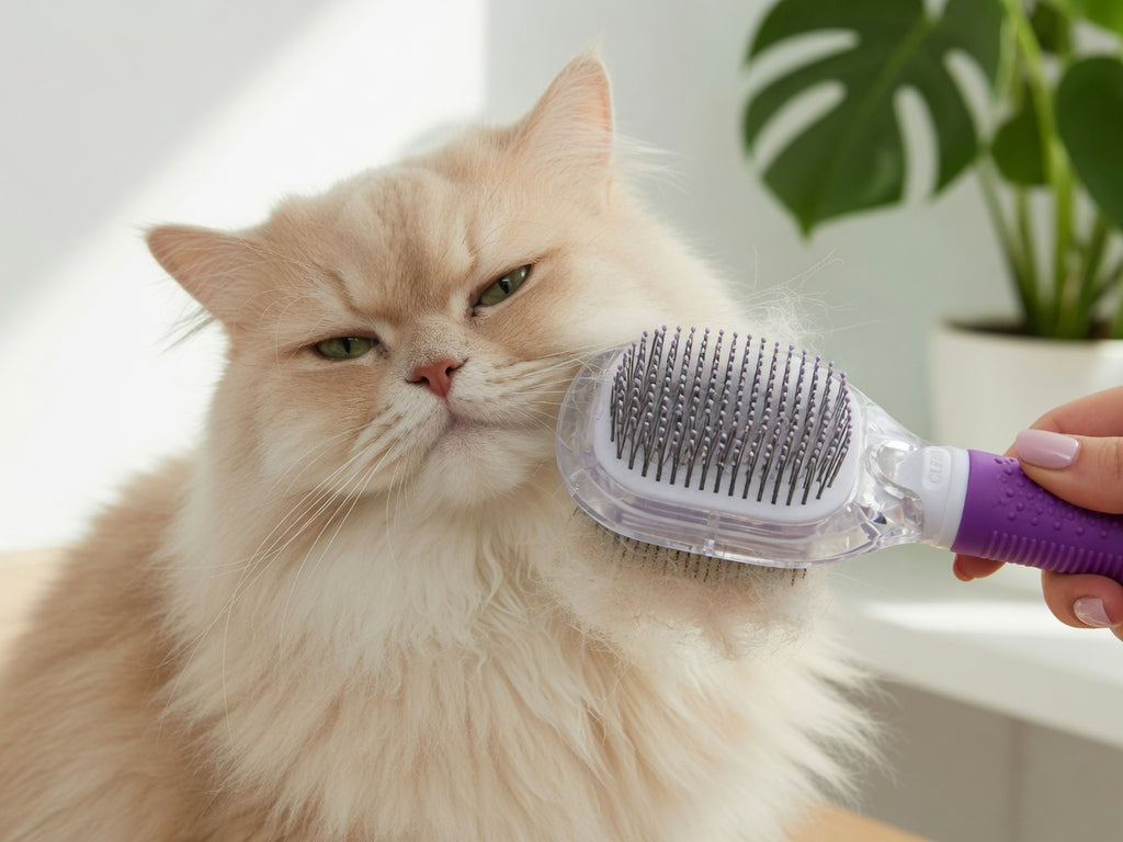 The Gentle Self-Cleaning Brush Pets Actually Enjoy