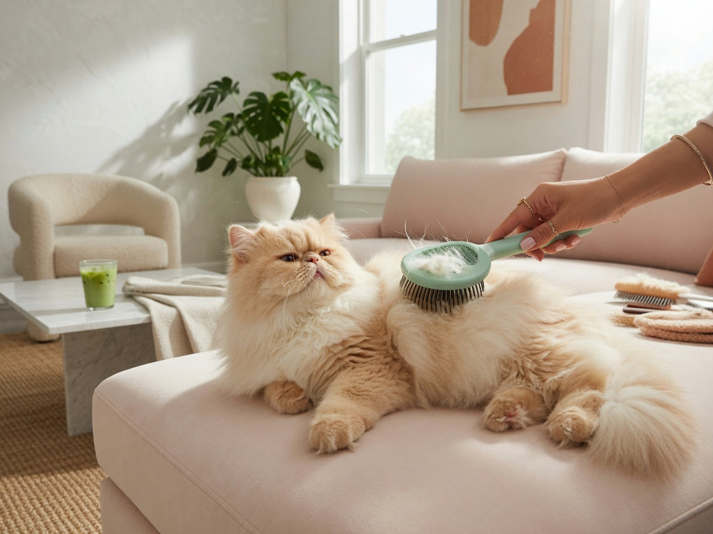 Double Head Self-Cleaning Slicker Brush for Cats & Dogs