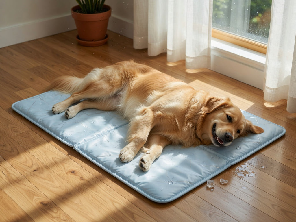 Ice Silk Cooling Mat for Dogs & Cats