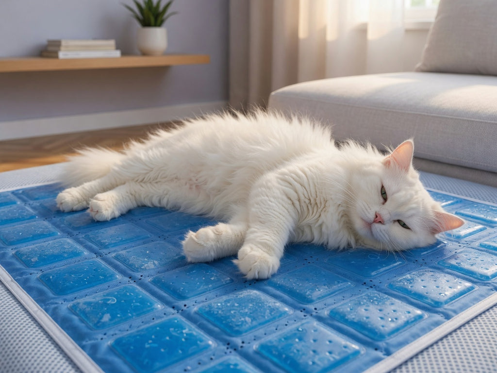 Ice Silk Cooling Mat for Dogs & Cats
