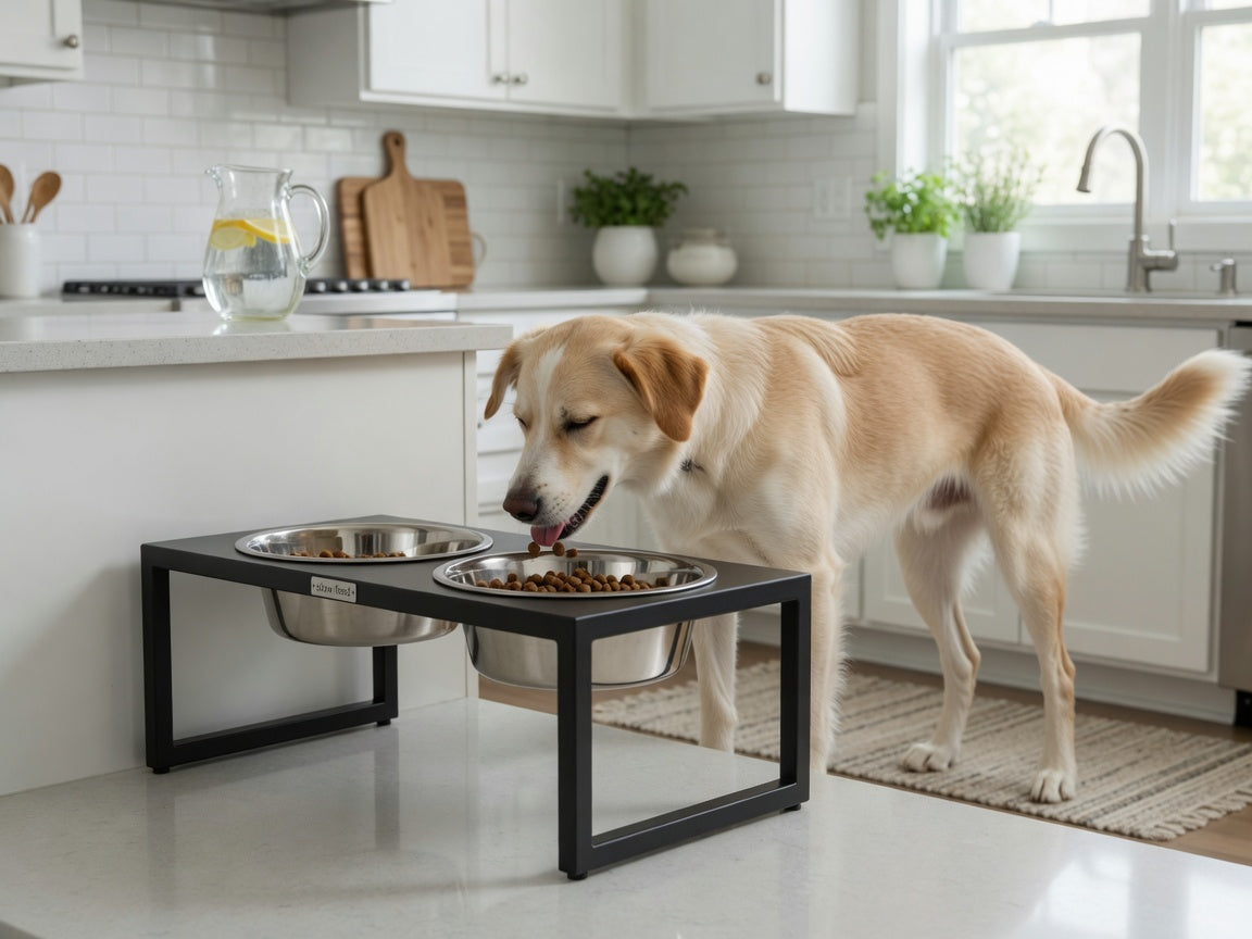 Elevated Dog Feeding Station for Happier Mealtimes