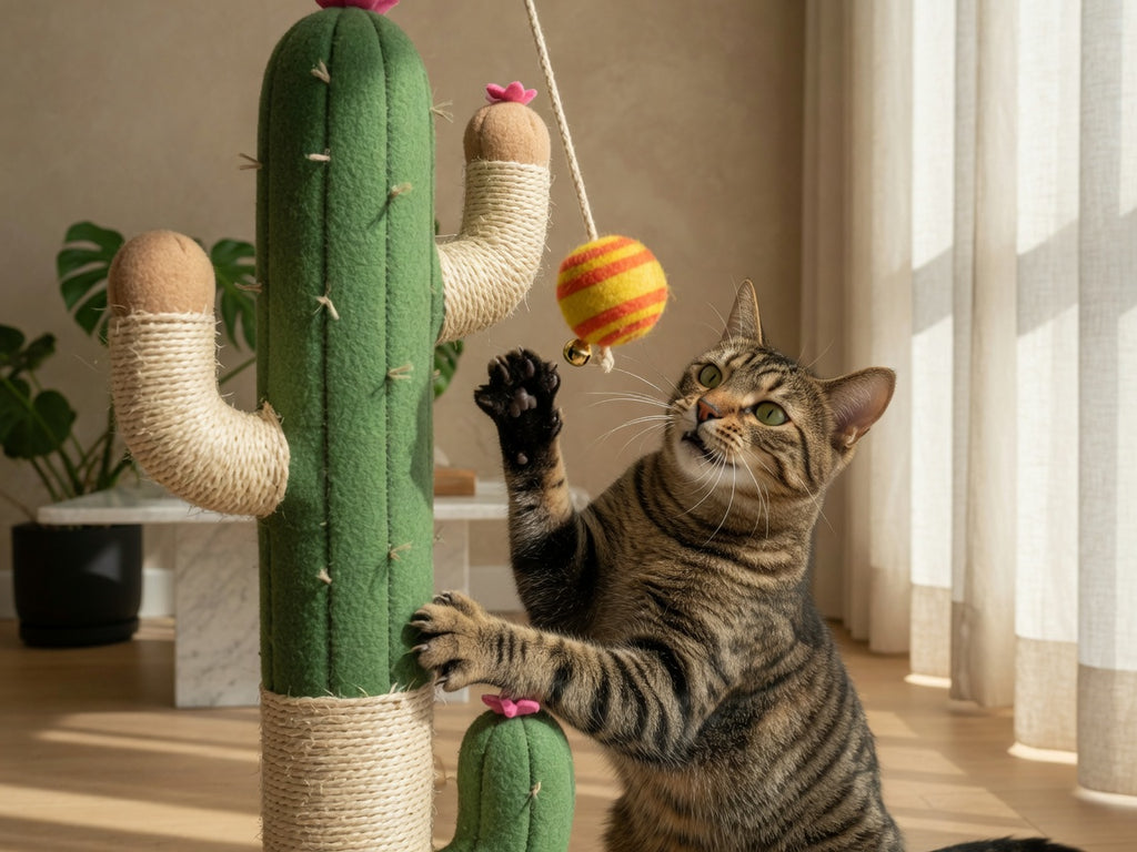 Save Your Furniture with This Cactus Cat Scratcher