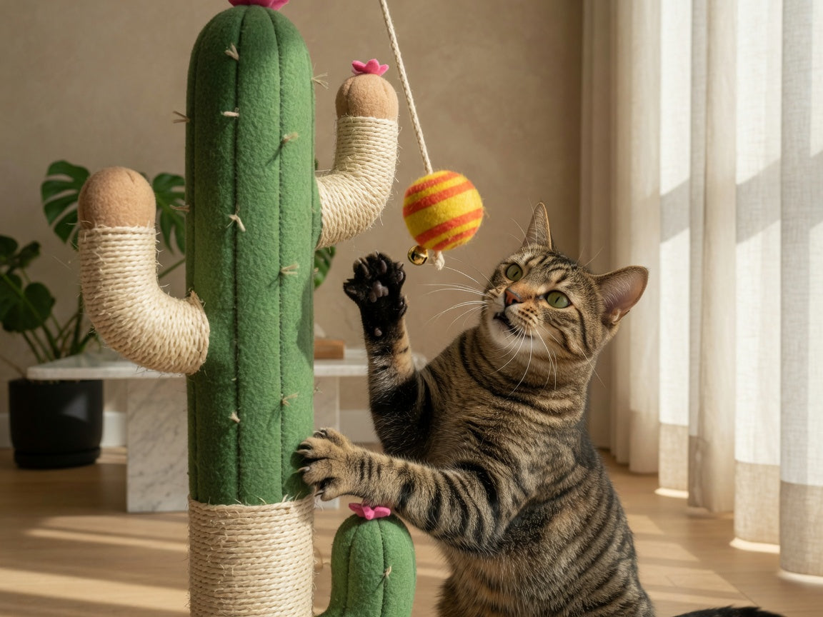 Save Your Furniture with This Cactus Cat Scratcher