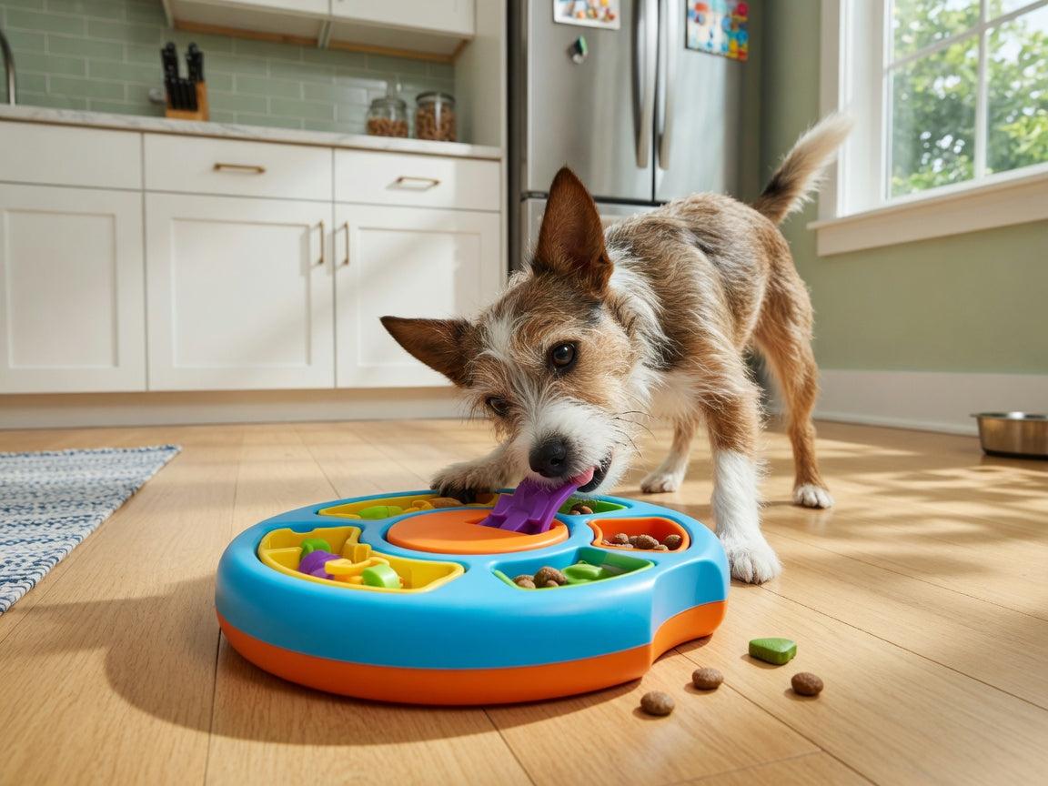 Smart Puzzle Feeder for Happy Dogs