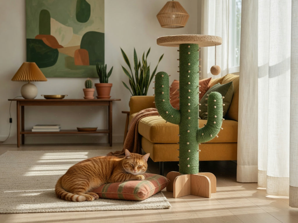 Save Your Furniture with This Cactus Cat Scratcher